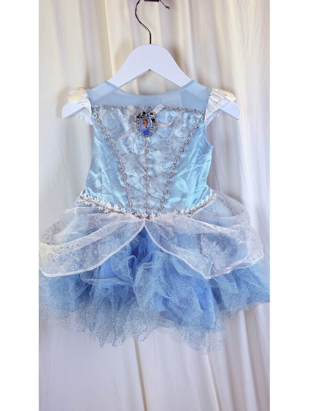 Disney Princess Cinderella Costume Girls Infant 6-12 Months Blue Tutu Dress